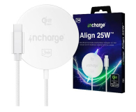 3mk incharge Align Qi2.,2 25W for Apple White - 1507944 - zdjęcie 1